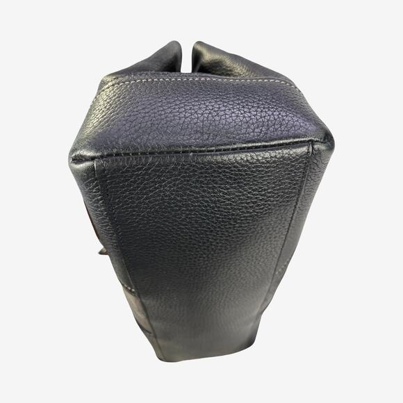 Brighton Croc Embossed Leather Shoulder Tote Bag Brown Black Large Boho Floral - Picture 13 of 15